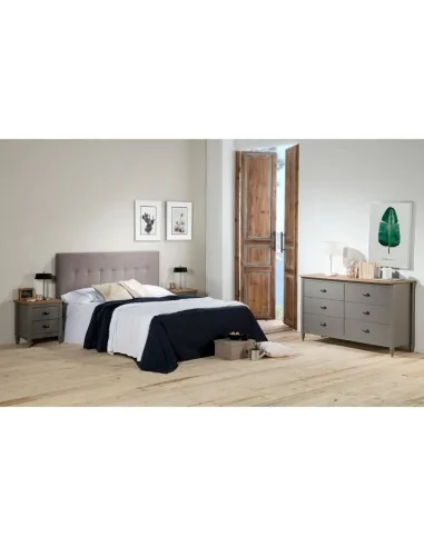 Cabecero 140/150cm Modelo Nixed con Patas Beige