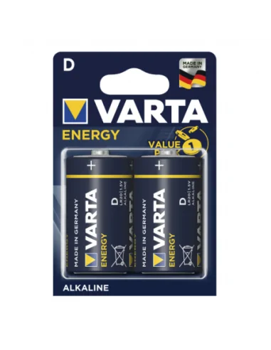 Blister 2 Pilas D/lr20 1,5 V Varta Alcalina Energy