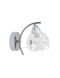 Aplique 1xe14 Glass Cromo...