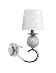 Aplique Mendoza 1xe14 Cromo...