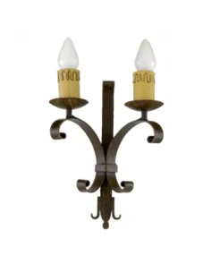 Aplique Rustico Rueda 2l...