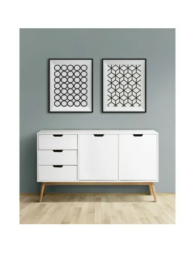 Aparador 2 Puertas Modelo Bakugo