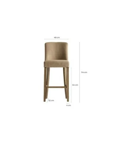 Taburete Aspach Beige