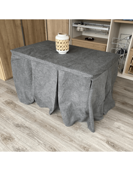 Ropa antimanchas aterciopelada triple grueso Gris