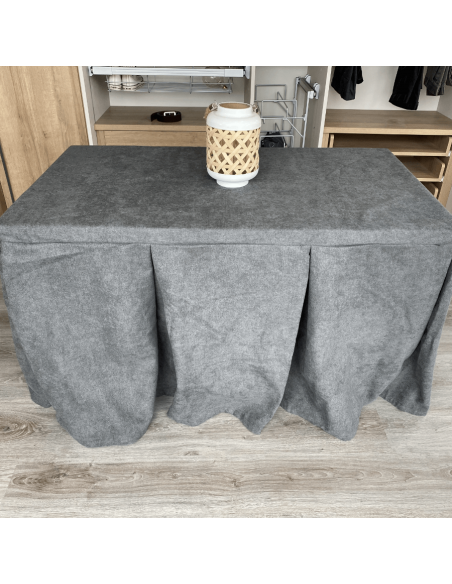 Ropa antimanchas aterciopelada triple grueso Gris