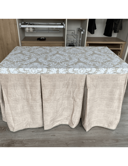 Ropa antimanchas aterciopelada tapete cosido Beige