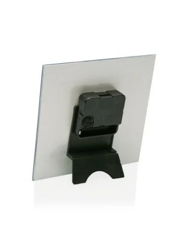 RELOJ DE CRISTAL CUADRADO AZUL 15CM