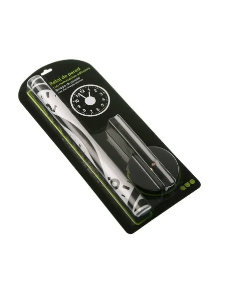 RELOJ PEGATINA COMPLETA NEGRO