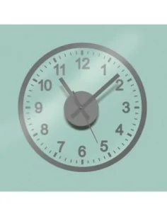 RELOJ PEGATINA COMPLETA PLATA 2