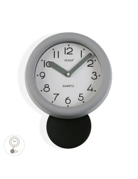 RELOJ COCINA GRIS 19.5 CM