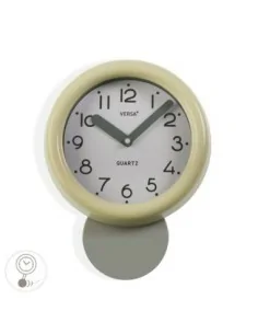 RELOJ COCINA BEIGE 19.5 CM