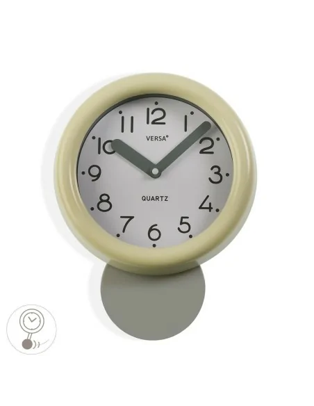 RELOJ COCINA BEIGE 19.5 CM