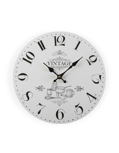 RELOJ MADERA ADELE 29CM