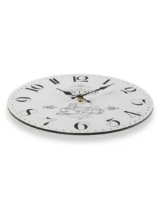 RELOJ MADERA ADELE 29CM 2