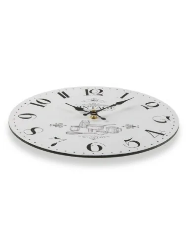 RELOJ MADERA ADELE 29CM