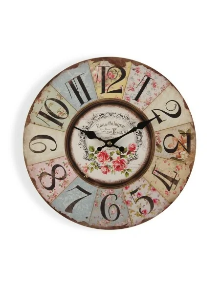 RELOJ PARED DE MADERA SPLASH 29 CM