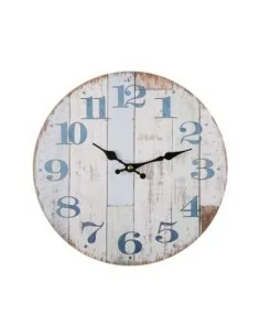 RELOJ PARED WOOD 28CM