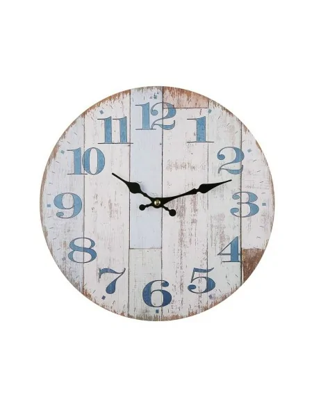 RELOJ PARED WOOD 28CM