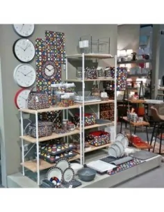 RELOJ MADERA URBANA 29CM 2