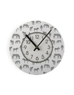 RELOJ DE PARED ZEBRA 29CM