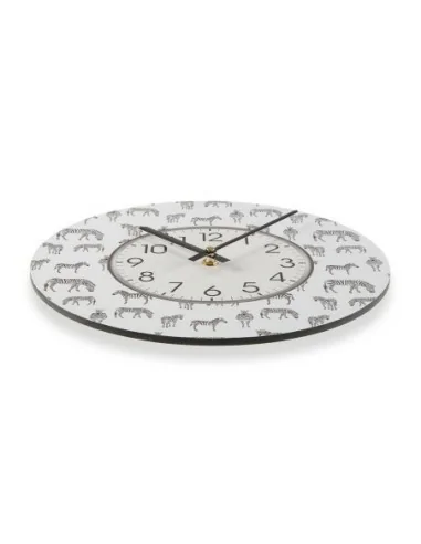 RELOJ DE PARED ZEBRA 29CM
