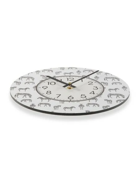RELOJ DE PARED ZEBRA 29CM
