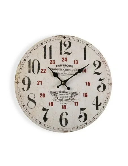 RELOJ DE PARED MADERA TIME TWO 29CM