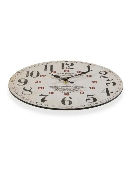 RELOJ DE PARED MADERA TIME TWO 29CM