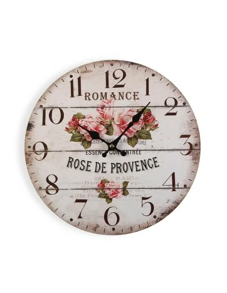 RELOJ DE PARED MADERA ROSE 29CM