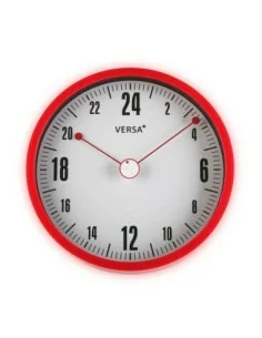 RELOJ ROJO 24H 30CM DIA.