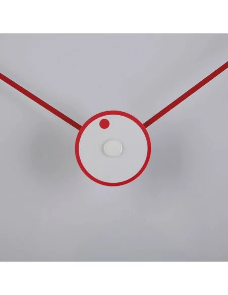 RELOJ ROJO 24H 30CM DIA.