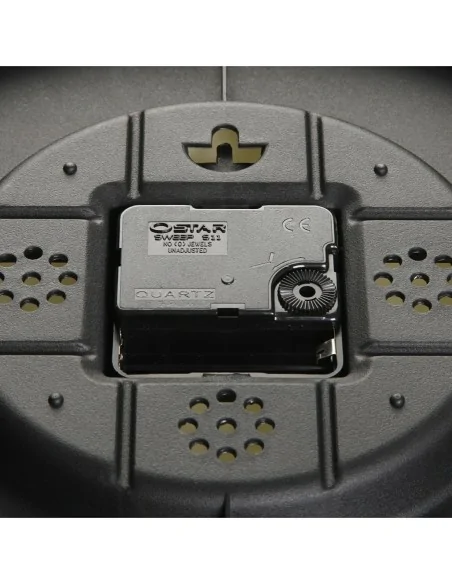 RELOJ COCINA NEGRO 25CM.