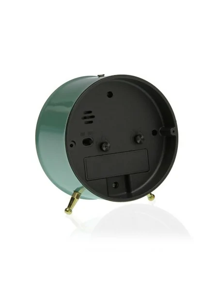 RELOJ DESPERTADOR METAL TURQUESA