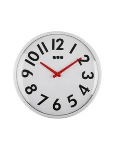 RELOJ BLANCO Y ROJO 33CM