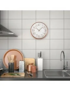 RELOJ COCINA COBRE 30 CM. 2