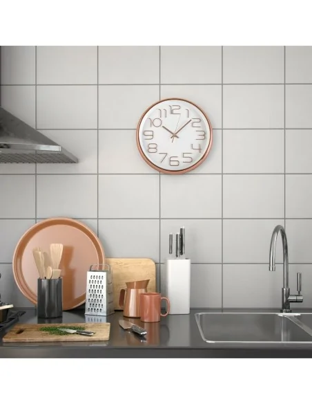 RELOJ COCINA COBRE 30 CM.