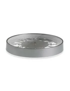 RELOJ COCINA PLATA 30 CM. 2