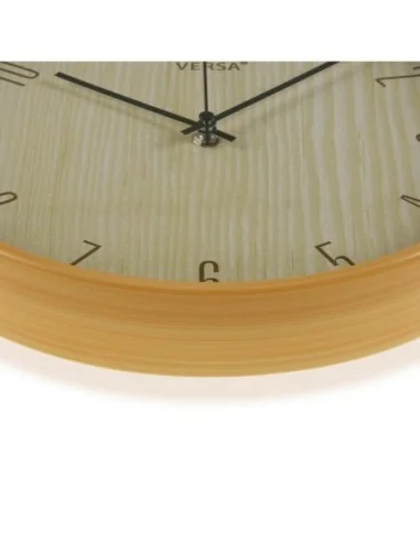RELOJ  ACAB/ MADERA CLARA 30CM