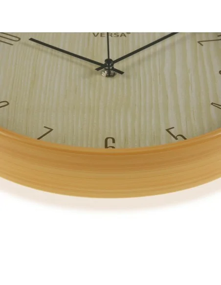 RELOJ  ACAB/ MADERA CLARA 30CM