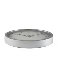 RELOJ DE PARED PUNTOS PLATEADO 2