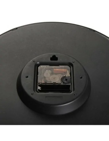 RELOJ DE PARED NEGRO/DORADO