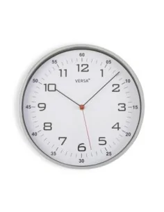 RELOJ COCINA PLATA 30,5CM