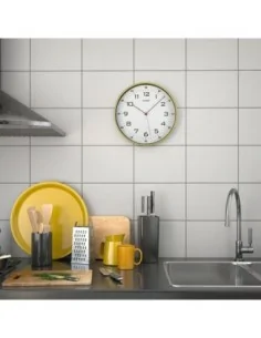 RELOJ COCINA ORO 30,5CM 2
