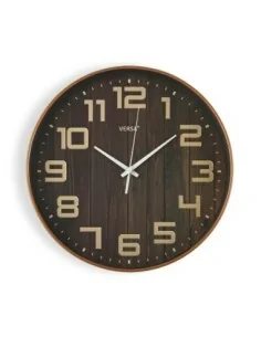 RELOJ COCINA MARRON 30,5 CM