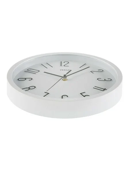 RELOJ DE PARED BLANCO DIA 30CM