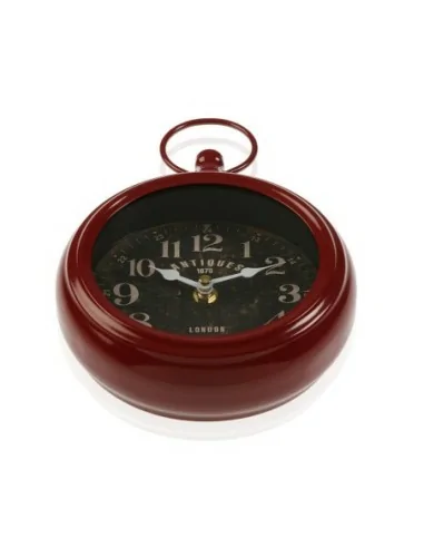 RELOJ PARED ROJO 16X23 CM