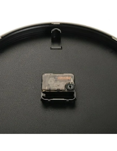 RELOJ NEGRO ACABADO MADERA