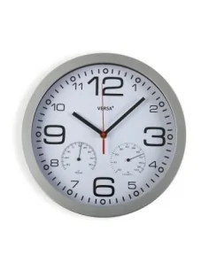 RELOJ BLANCO C/TERMOM- HIGROM.