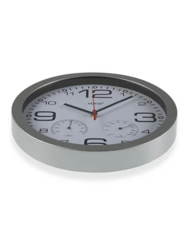 RELOJ BLANCO C/TERMOM- HIGROM.