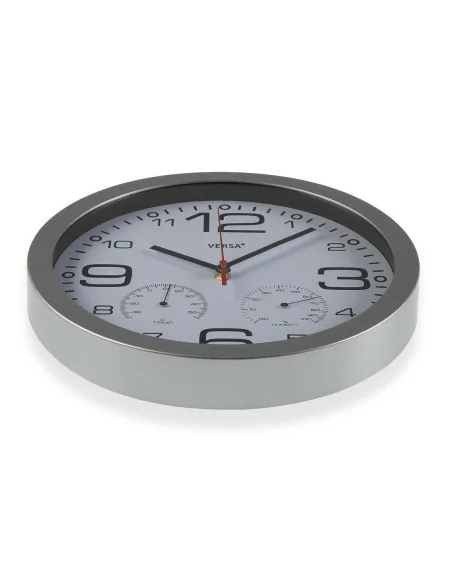 RELOJ BLANCO C/TERMOM- HIGROM.